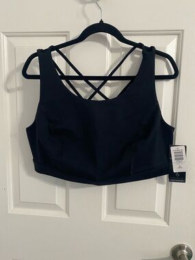 torrid Black Crisscross Light Support Sports Bralette